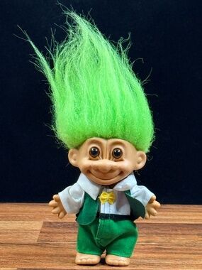 RUSS Troll Doll with Leprechaun Outfit